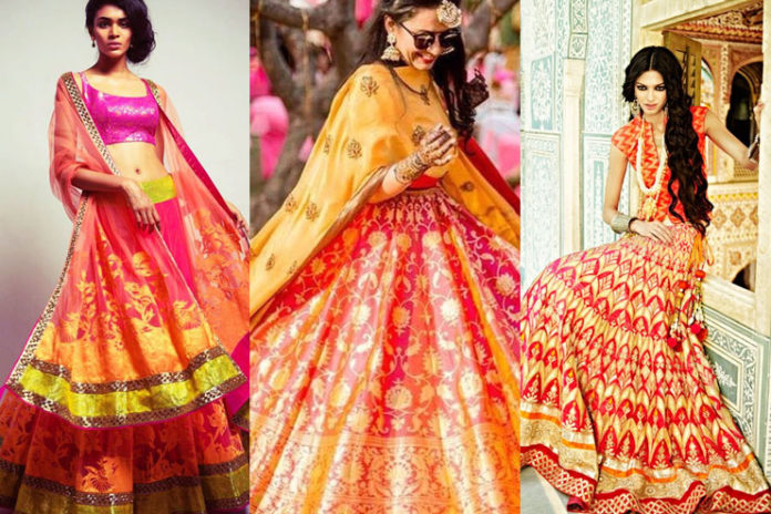 Neon Bridal Lehengas