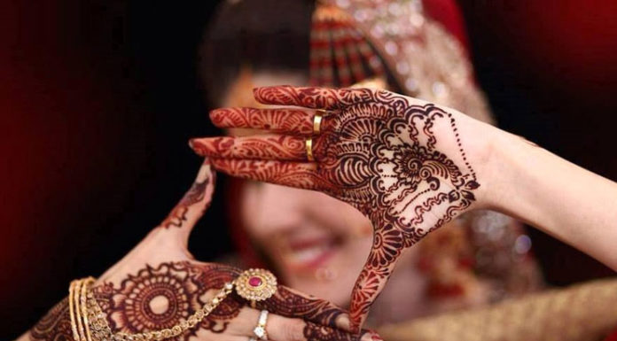 Bridal Kashmiri Mehndi Designs
