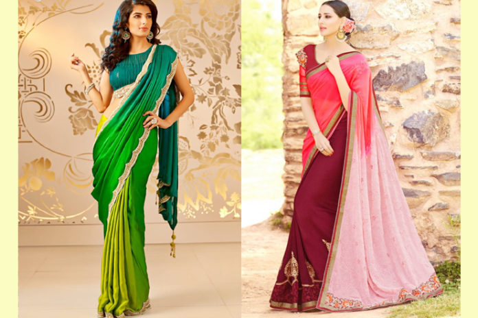 Ombre Sarees