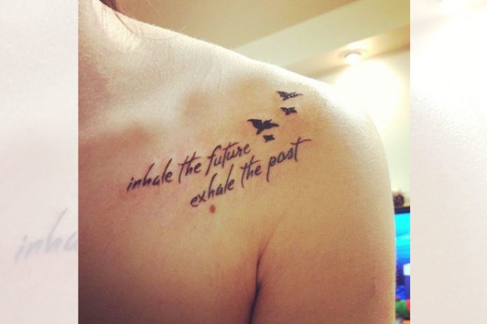 ‘Inhale The Future’ Tattoo