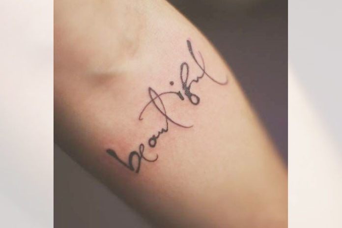 ‘Beautiful’ Tattoo
