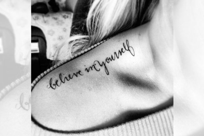 ‘Believe In Yourself’ Tattoo