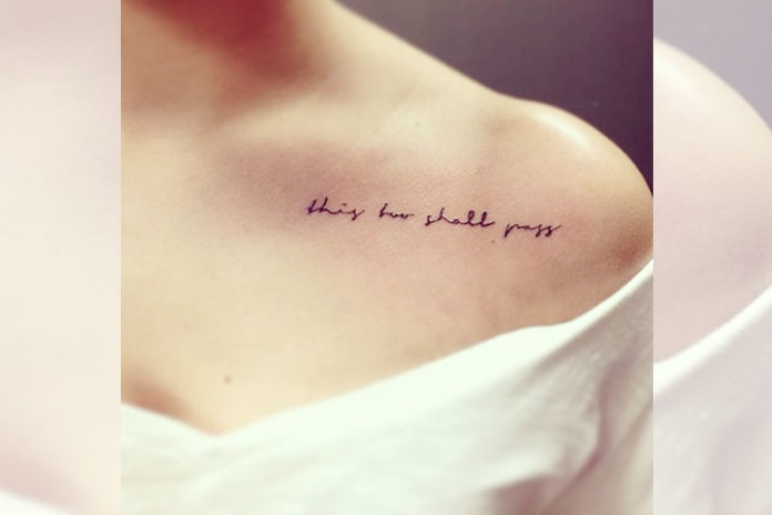 ‘This Too Shall Pass’ Tattoo