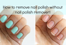 how to remove nail polish