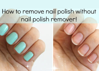 how to remove nail polish