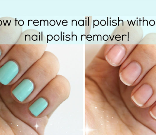 how to remove nail polish