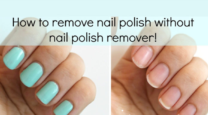 how to remove nail polish