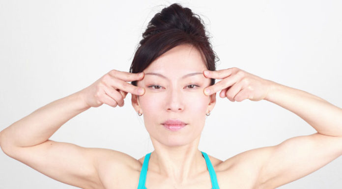 Yoga exercises for puffy eyes