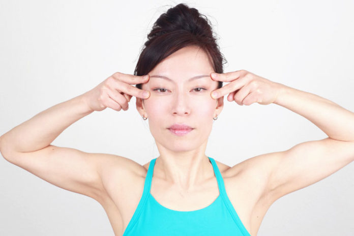 Yoga exercises for puffy eyes