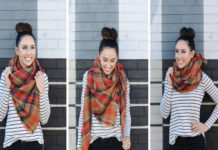 How To Wear A Blanket Scarf