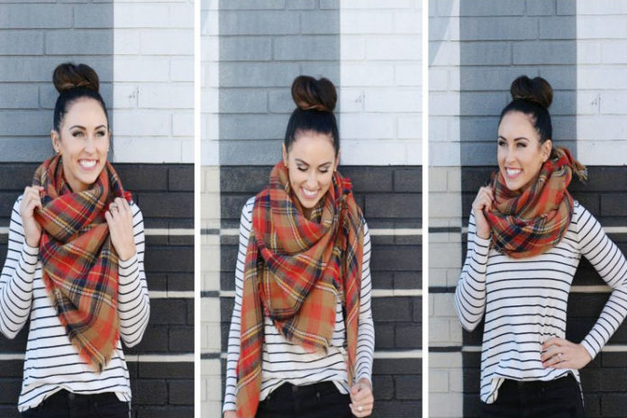 How To Wear A Blanket Scarf
