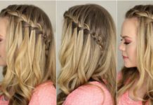 Waterfall braid