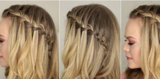 Waterfall braid