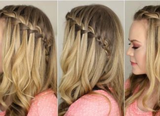 Waterfall braid