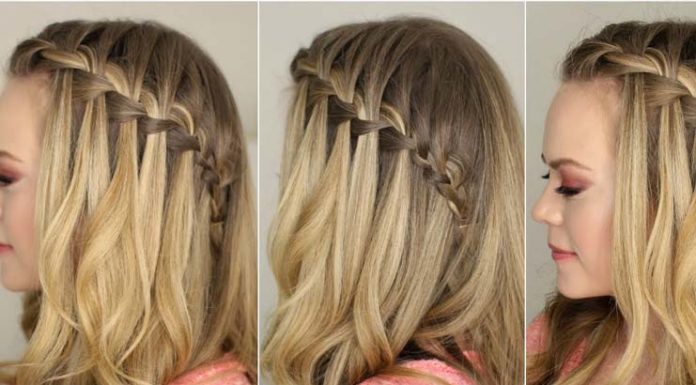 Waterfall braid