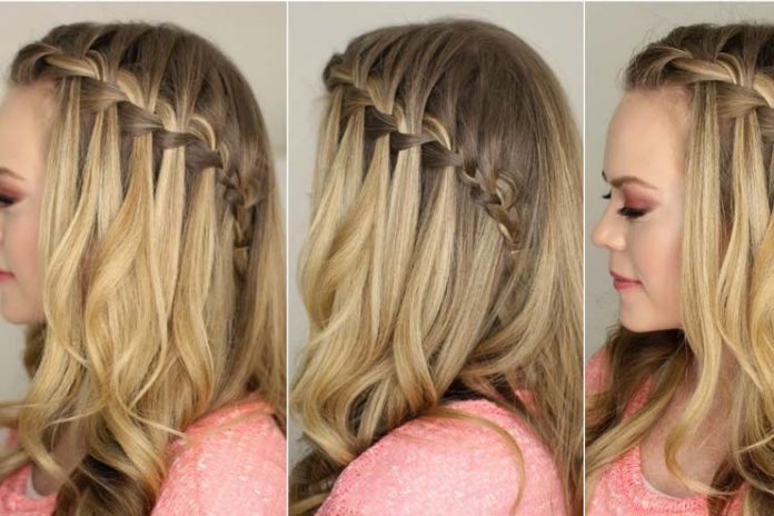 Waterfall braid