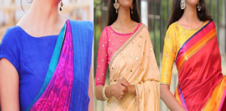 Boat Neck Blouse Designs