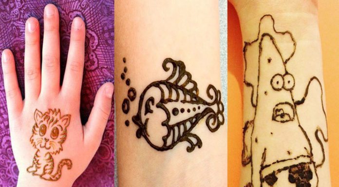 mehndi deign for kids