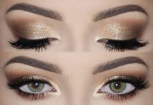 Gold EyeShadow Makeup