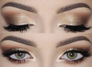 Gold EyeShadow Makeup