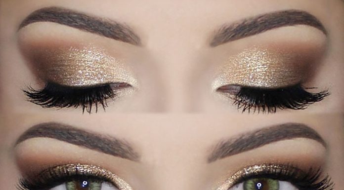 Gold EyeShadow Makeup