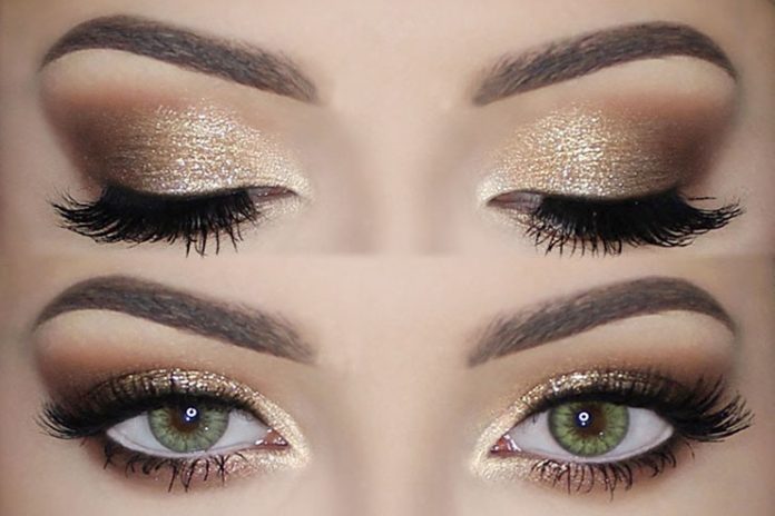 Gold EyeShadow Makeup