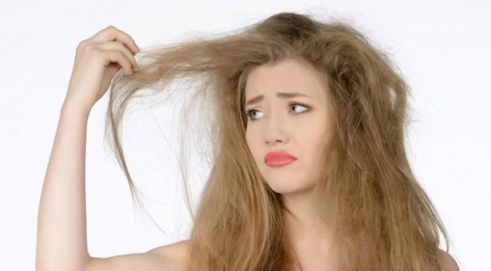 Dehydrated hair