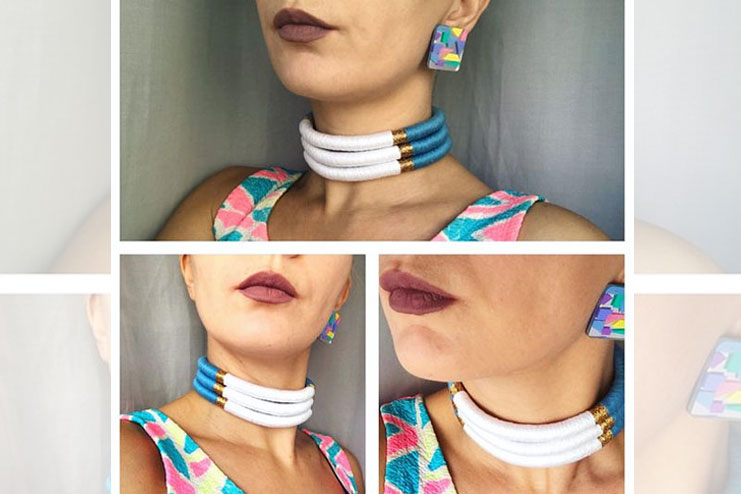 Colourful Neck Choker