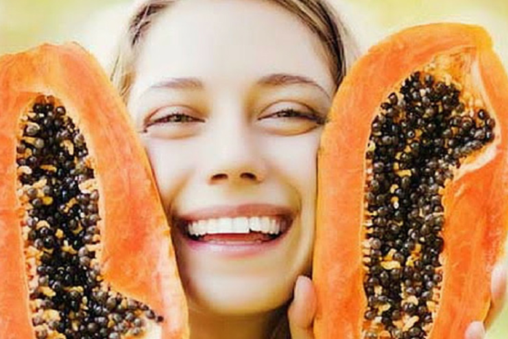 Papaya face mask