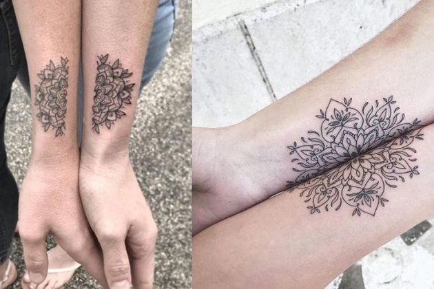 6. "Twinning" Sister Tattoo Ideas - wide 9