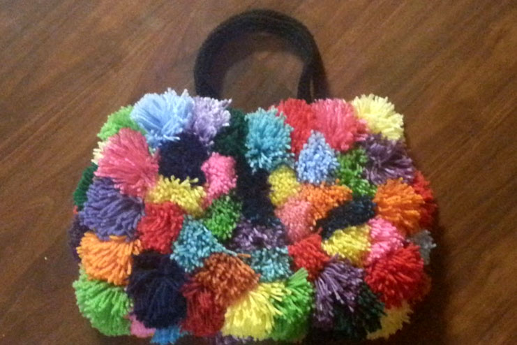 Pom-Pom Handmade bags