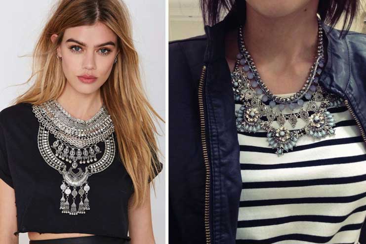 Black-metal-Necklace-with-western-outfits
