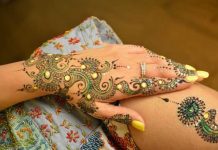 Glitter-mehndi-designs