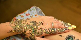 Glitter-mehndi-designs