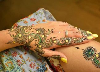 Glitter-mehndi-designs