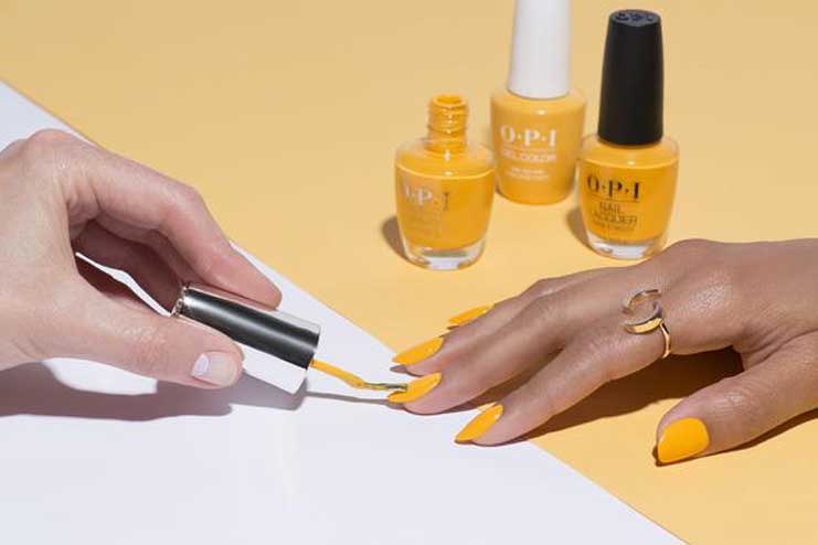 Summery-sunshine-yellow-nail-polish