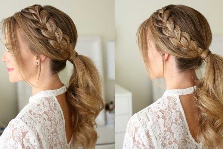 Braided-ponytail