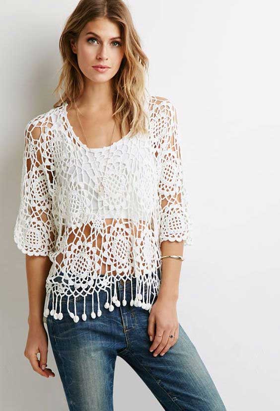 Crochet-boho-top