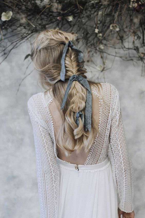 Hairstyle with Ribbon 