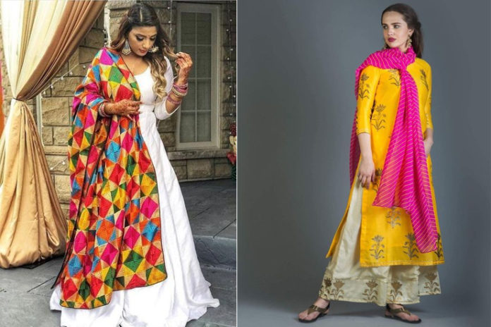 Styles-of-Wearing-A-Dupatta