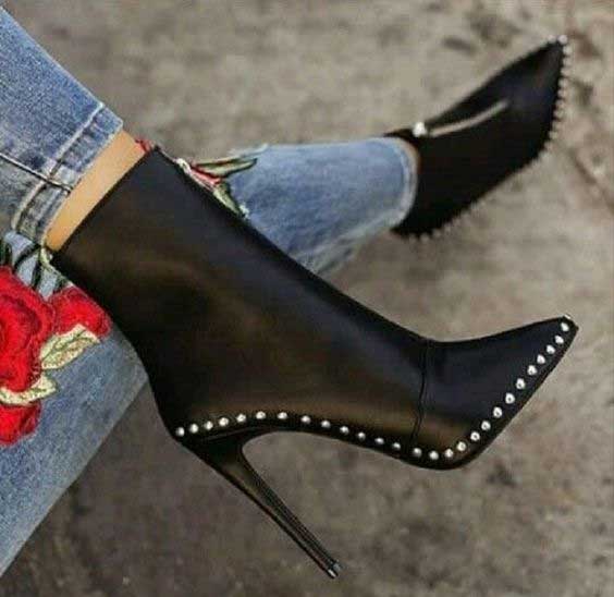 Pointed-toe-boots