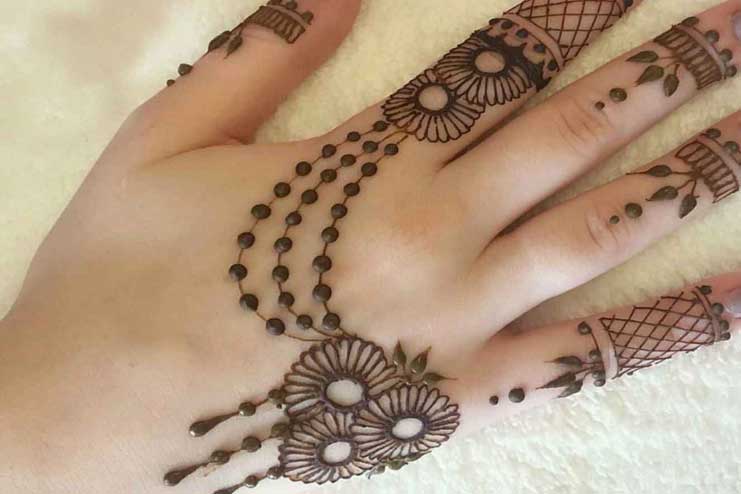 Chain mehndi design