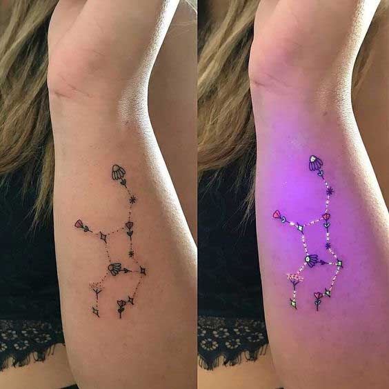 Zodiac-Sign for Dark Tattoo