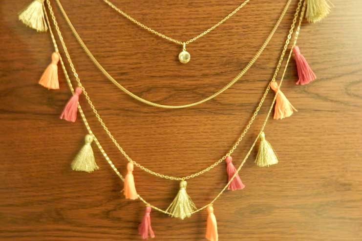 DIY Necklace withTassels