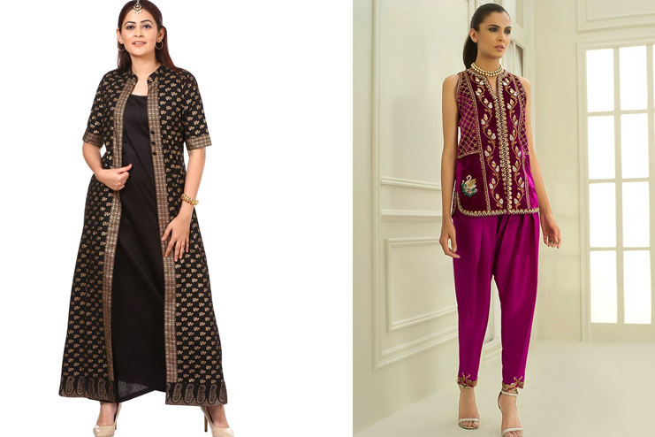 Ethnic Jacket: Durga Puja Fashionable