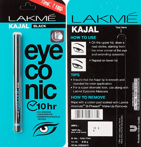 Lakme Eyeconic Kajal: Bridal Makeup 