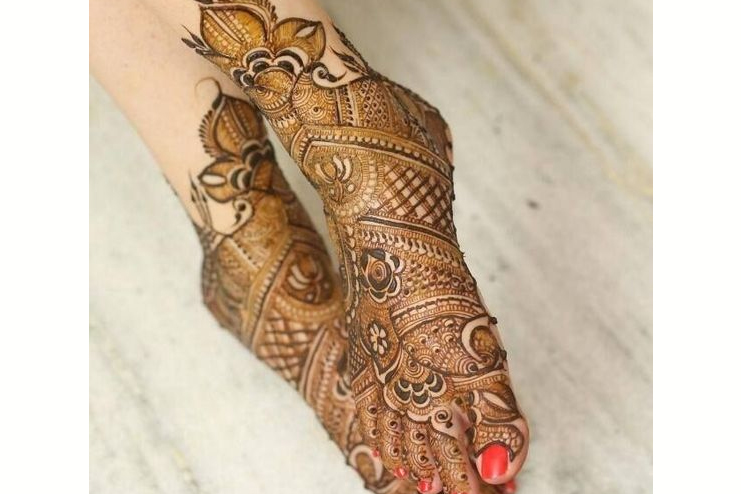 Feet-mehndi-design