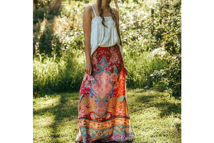 Hippie-maxi-skirt