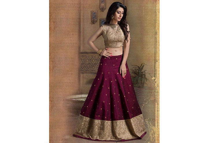 Old-saree-to-lehenga