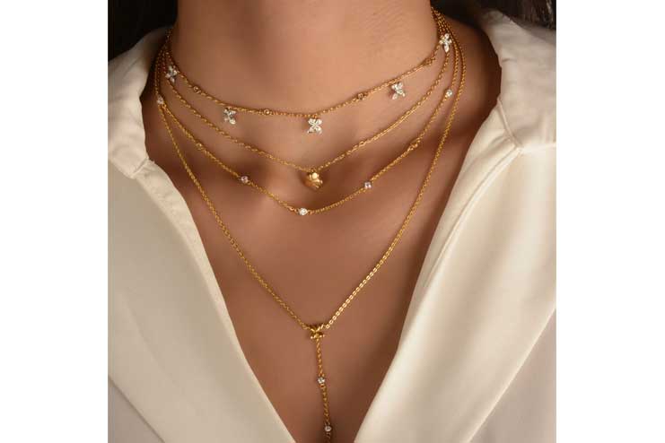 V-shaped-Necklace-With-V-Shape-Neckline